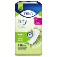 Тонкі урологічні прокладки Tena Lady Slim Mini Plus, 3 краплі, 16 шт.
